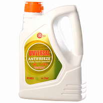  RED Антифриз, готовый к применению Universal ЖЕЛТЫЙ 3кг R1003 1/4шт